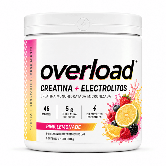 Overload® Creatina con Electrolitos en Polvo